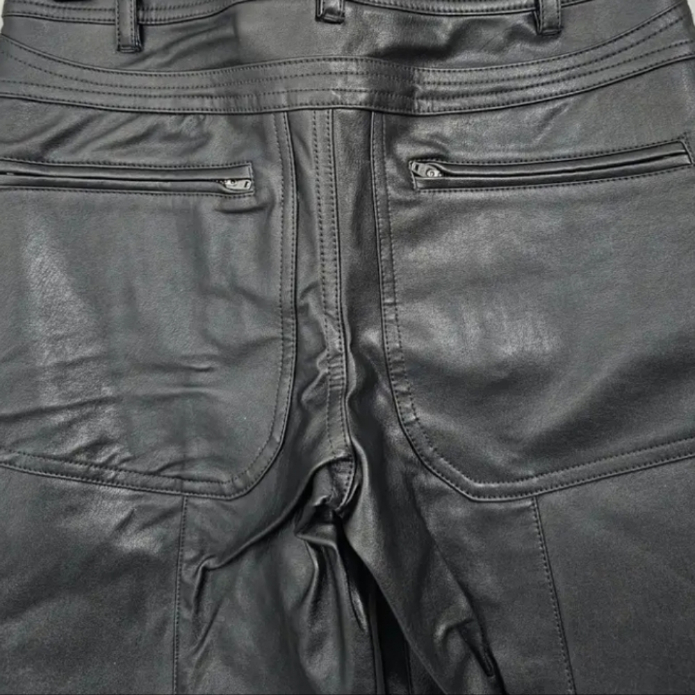 Free Pepple We The Free Rebel Vegan Leather Pants/Black - Picture 6 of 16